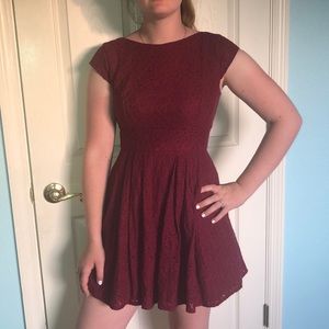 B. Darlin red lace dress